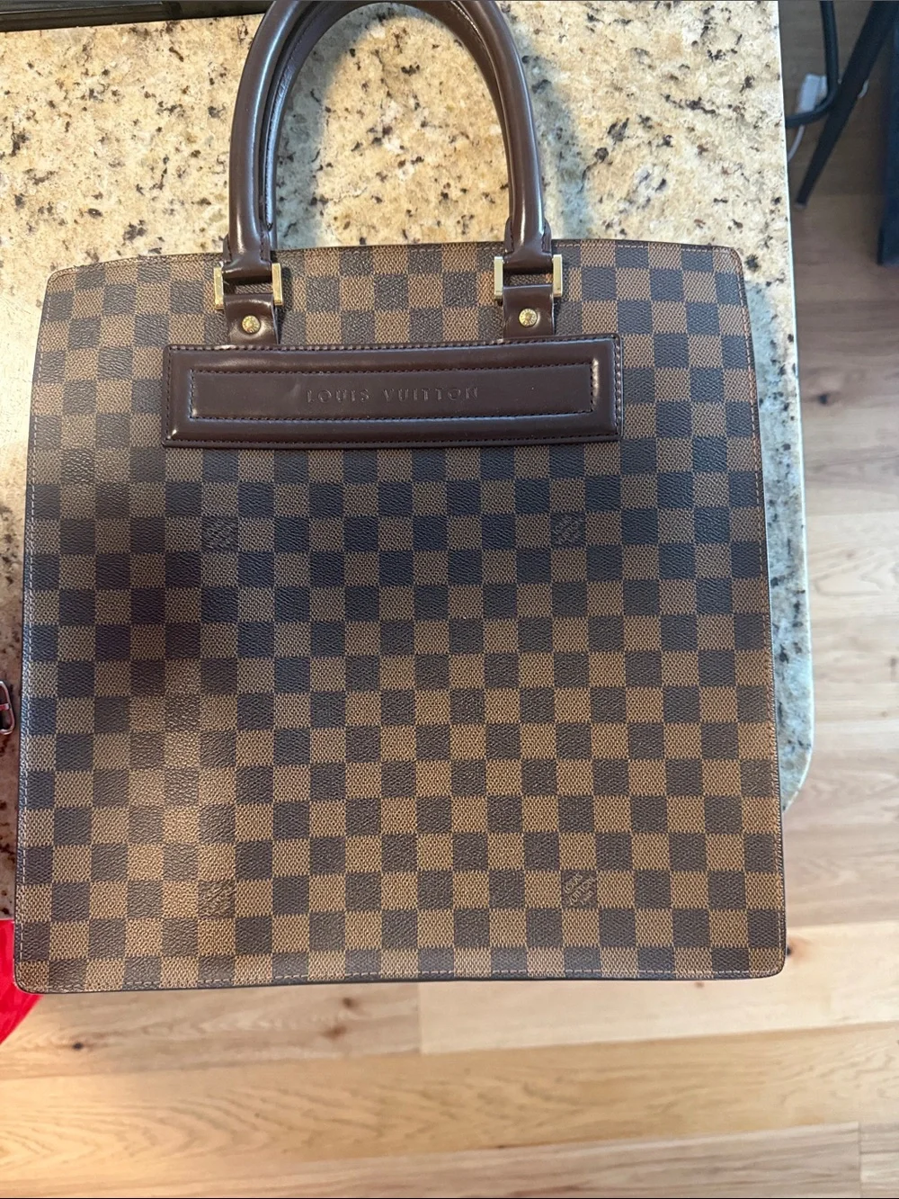 Louis Vuitton Brown Damier Canvas Briefcase Tote